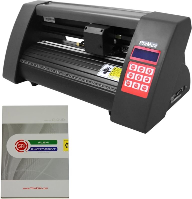 PixMax 525mm Mini Schneideplotter Plotter Folienplotter Folienschneider Schneidplotter Plotten 3 Gratis x Roland Schneid...