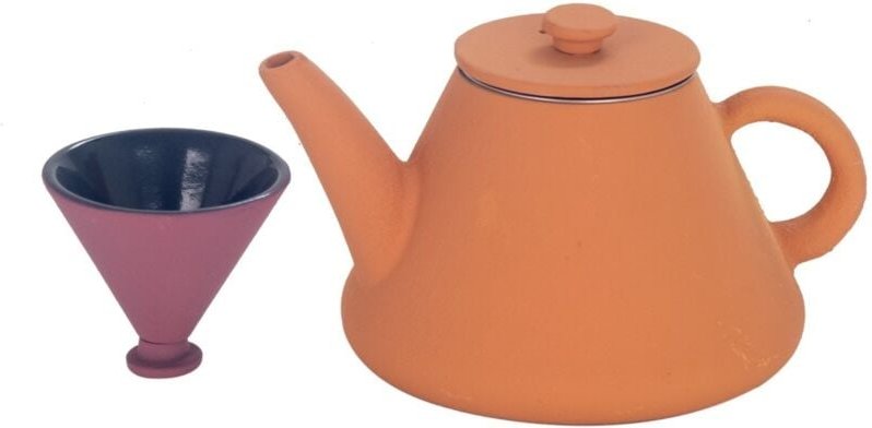 Signes Grimalt - Orange Gusseisen-Teekanne 0,4l