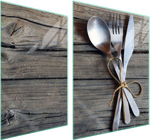 GLASSCHUTZPLATTE FÜR HERD 70x52 BESTECK