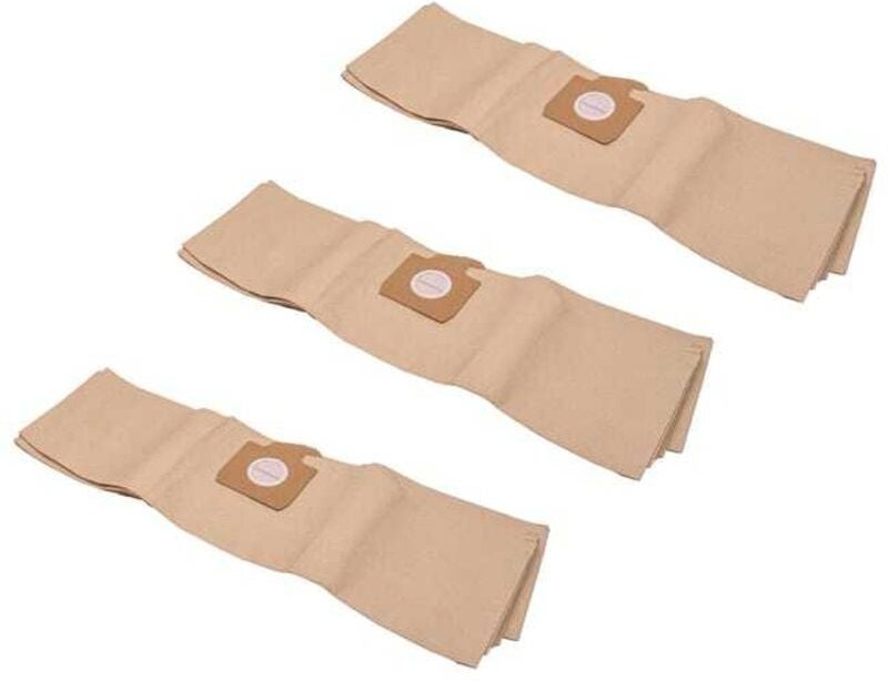 30x Beutel kompatibel mit Kärcher wd 3.320, wd 3.230, wd 3.500, wd 3.200 Staubsauger - Papier, 80cm x 22cm braun
