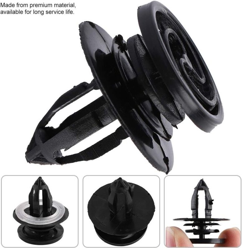 Zoternen - Autokunststoff-Innentürkarte & Verkleidungsclips Befestigungsnietsatz für A4 2002-2008 8E0868243(50)