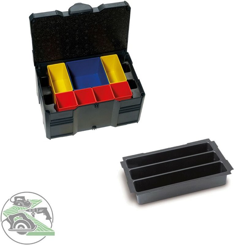 Tanos MINI Systainer T-Loc III Boxeneinsatz 3-fach anthrazit 80590831 Koffer Box