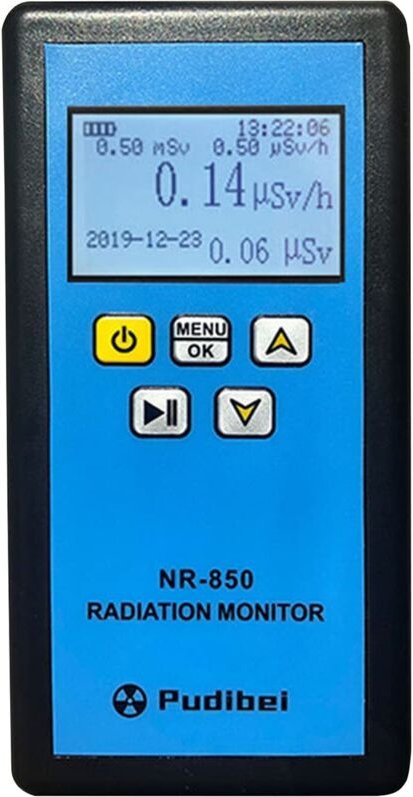 Kernstrahlungsdetektor, tragbarer LCD-Radioaktivitätstester zur Erkennung von X-, Y- und harten Betastrahlen (NR-850)