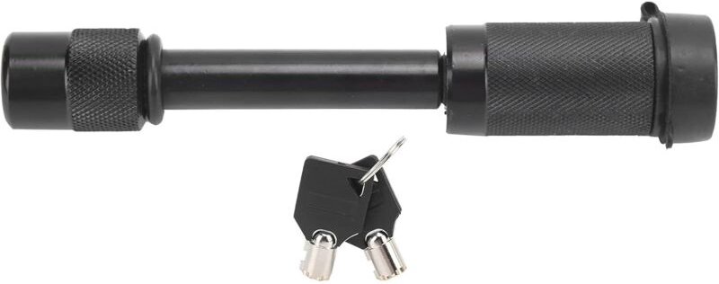 Anhängerkupplungsstiftschloss, 5/8 Zoll Universal-Aluminiumlegierungskern mit 2 Schlüsseln Anhängerkupplungsstiftschloss...