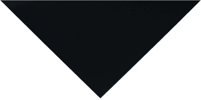 Reversible Küchenrückwände in Satinschwarz / Mattschwarz (erhältlich in 2 m x 1 m und 1 m x 0,5 m) - Farben - ral 9005 s...