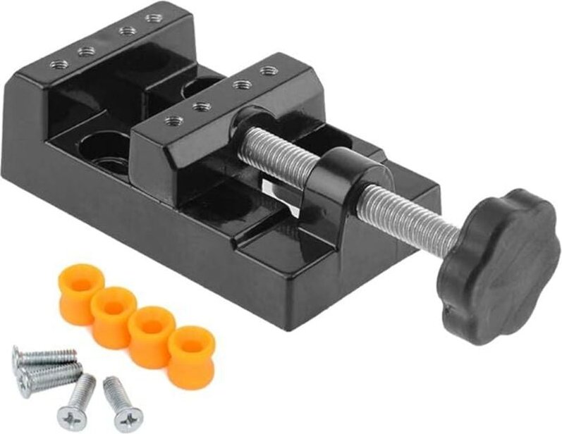 Shining House - Mini-Schraubstock, Universal-Schraubstock, Schraubstock, Legierungsschraubstock, Bohrschraubstock, DIY-B...