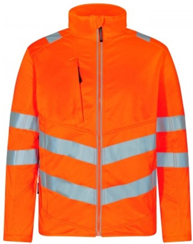 Warnschutz Softshell Jacke Safety 1158-237-10 Gr. 6XL orange - Engel