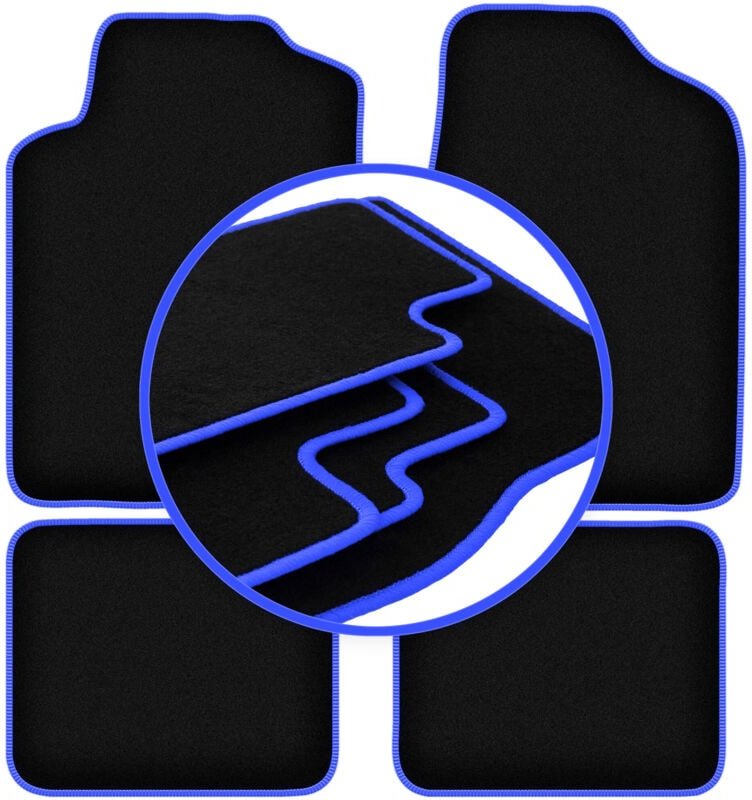 CARLUX-BLUE Autofußmatten für: Chrysler Sebring I Cabrio, Limousine (1995-2001)