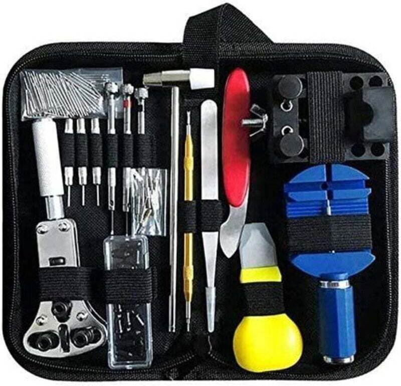 Uhrenreparatursatz, 147 professionelle Federsteg-Reparaturwerkzeuge, Uhrenbatterie-Austausch-Werkzeugsatz