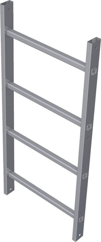 Zarges Steigleiter Aluminium eloxiert 1,12m