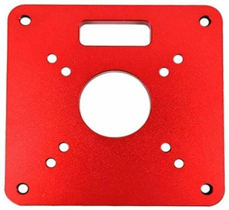 Thumbnail - RT0700C Router Tisch Insert Platte 120x120x8mm Aluminium Holzbearbeitung Tisch Insert Platte