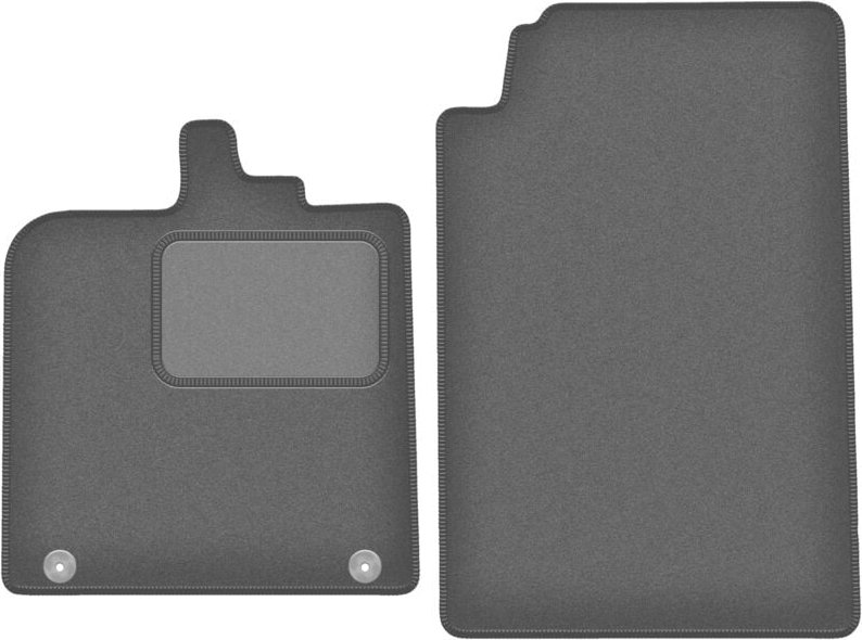 Graphit-Fußmatten für: Smart ForTwo II Fließheck (2007-2014)