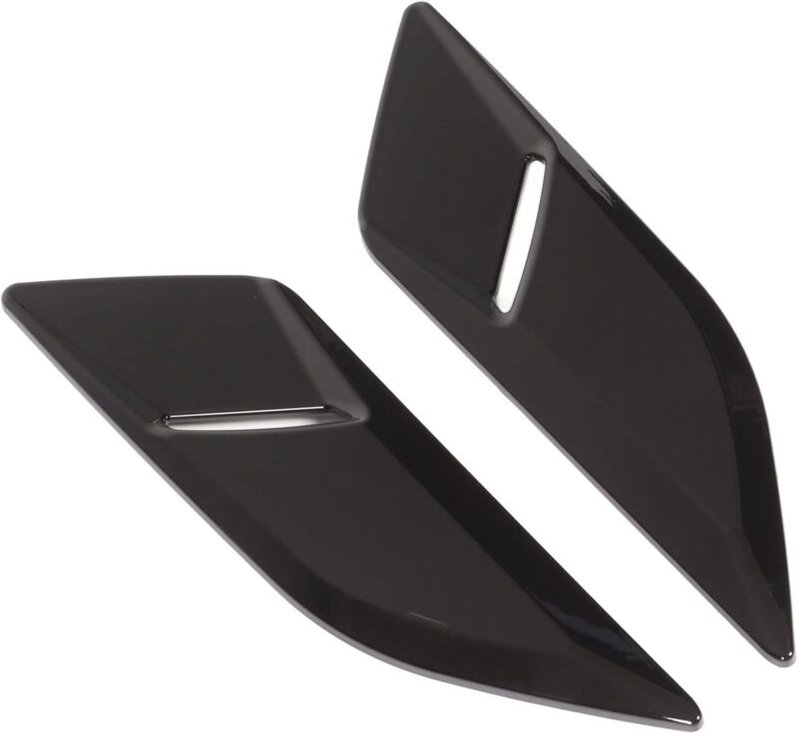 Paar Zierabdeckungen für Motorhauben-Entlüftungsöffnungen für Range Rover Sport L494 2014-2022 (Glänzend schwarz) - Ej.l...