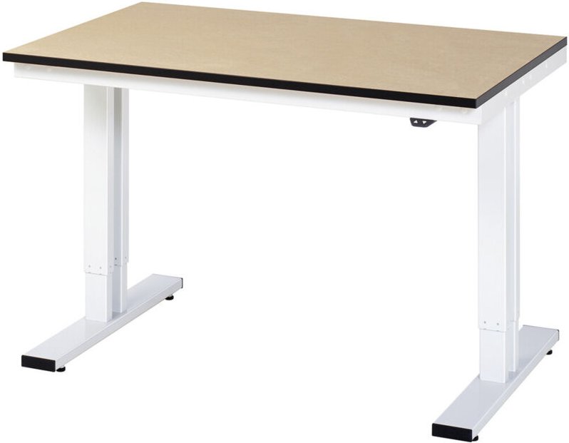 RAU Werktisch adlatus 300 elektrisch höhenverstellbar Arbeitsplatte MDF 1250 mm x 800 mm