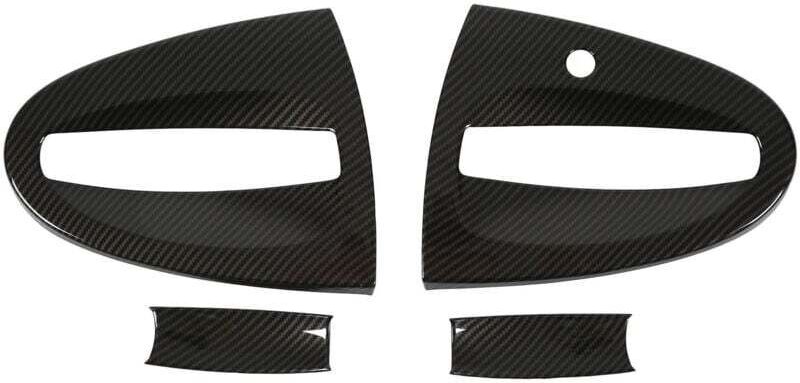 4Pcs Carbon Fiber Auto Außentürgriff Abdeckung Trim Für Smart Fortwo W451 2009-2015 - Ulisem