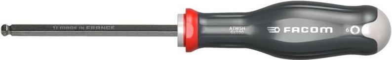 FACOM Schraubendreher 6-Kant Kugelkopf 6 mm