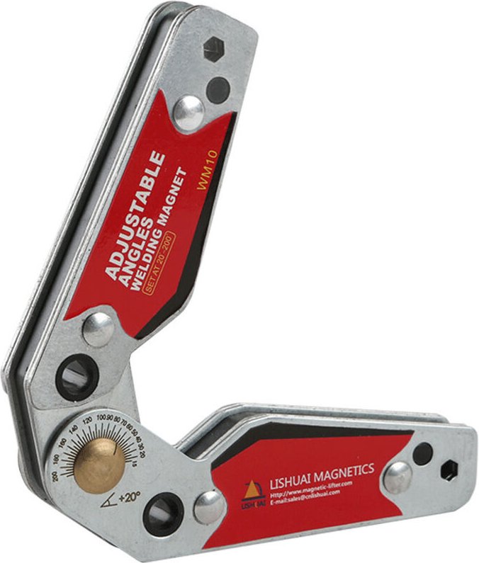20 ° -200 ° verstellbarer magnetischer Schweißhalter, einstellbare Winkel Schweißmagnet Magnetischer Schweißhalter Stark...