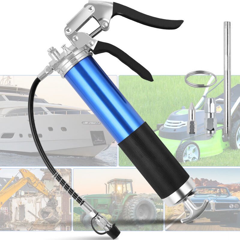 Thumbnail - SWANEW Fettpresse 8000 PSI Handhebelfettpresse Einhand Pistolengriff Schmierpressen