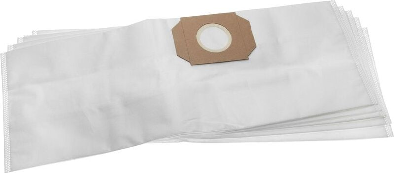 5x Staubsaugerbeutel kompatibel mit Thomas Bravo 20 s Staubsauger - Mikrovlies, 22,2cm x 61,8cm Weiß - Vhbw