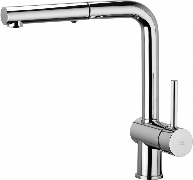 Paffoni - Spültischmischer mit ausziehbarer Doppelstrahlbrause Light LIG285CR-MET Chrom