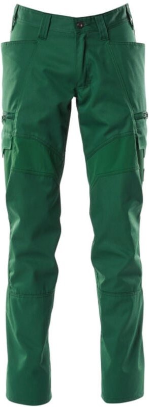 Thumbnail - Mascot - accelerate Hose mit Schenkeltaschen, Stretch-Einsätze Gr. 50 grün
