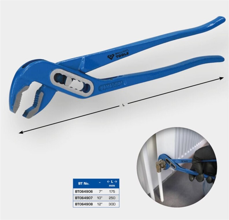 Brilliant Tools - Wasserpumpenzange 12" 300 mm - BT064908