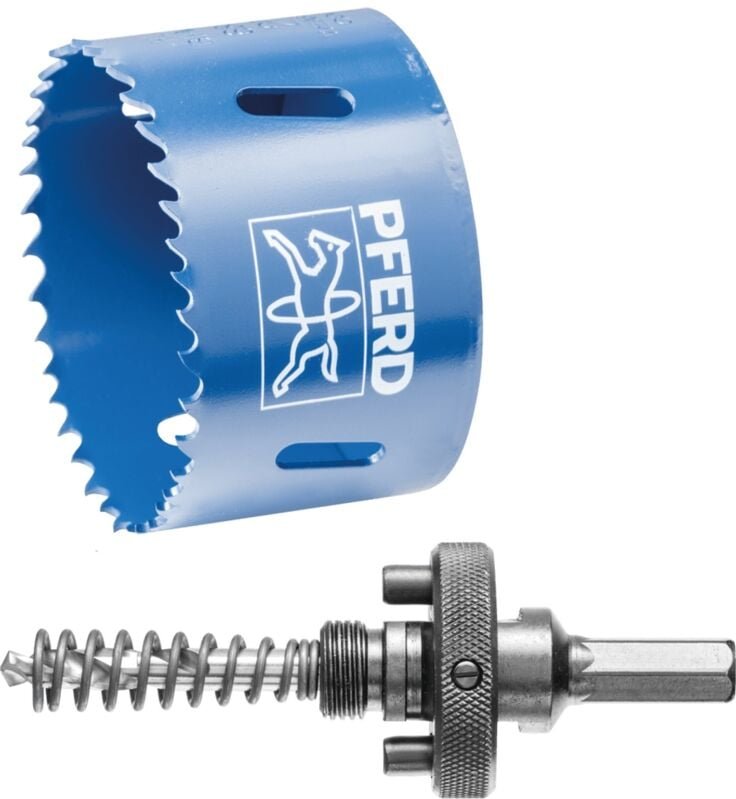 HSS-Lochsägen-Set zweiteilig Ø68 mm - Pferd