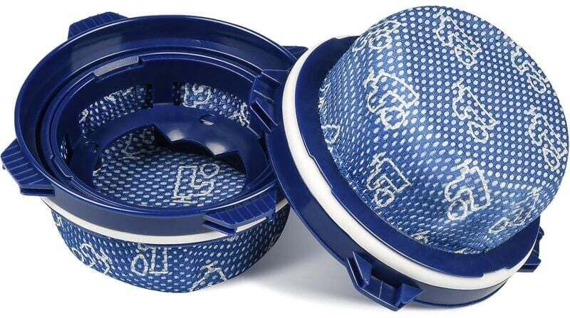 YMYNY 2er-Pack Ersatzfilter für kabellosen Handstaubsauger der Samsung Jet 90 75 70 60-Serie, waschbarer Filter für Filt...