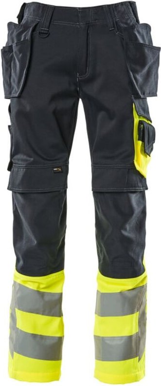 Mascot Hose mit Hängetaschen 17531-860-01017 Gr. 76C50 schwarzblau/hi-vis gelb