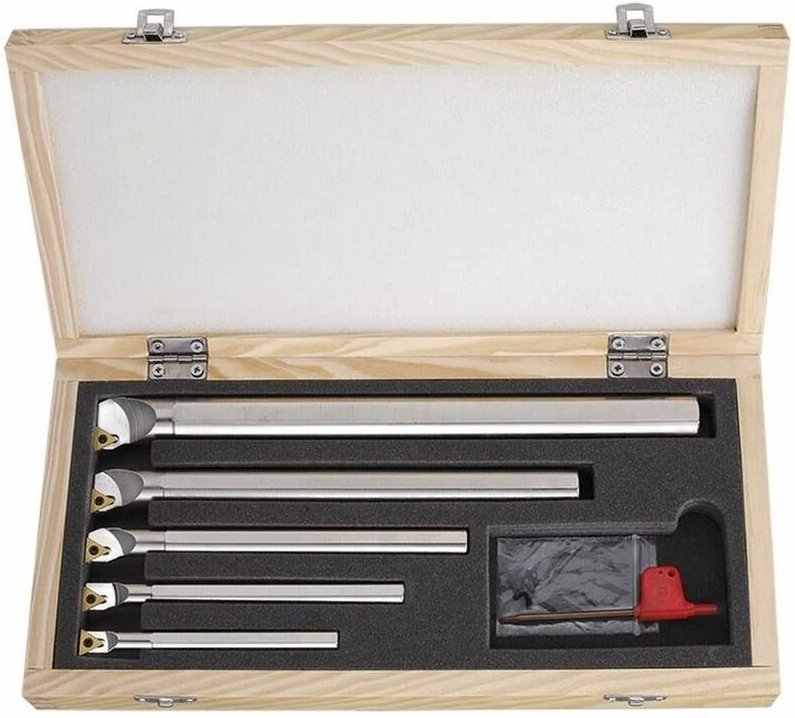 Drehstahl-satz DREHMEIßEL-SET 90° für drehmaschine Fervi kistfcr