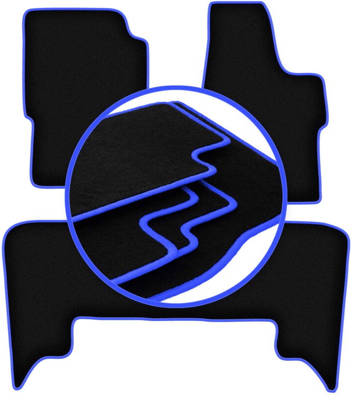 CARLUX-BLUE Autofußmatten für: Opel Monterey SUV (1991-1999)