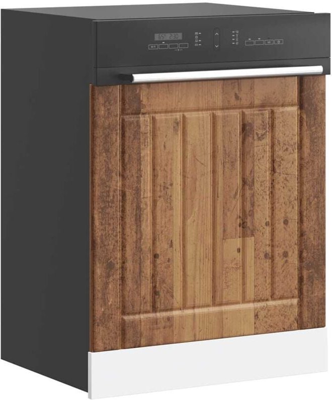Geschirrspülerblende Lucca Altholz-Optik Holzwerkstoff Vidaxl