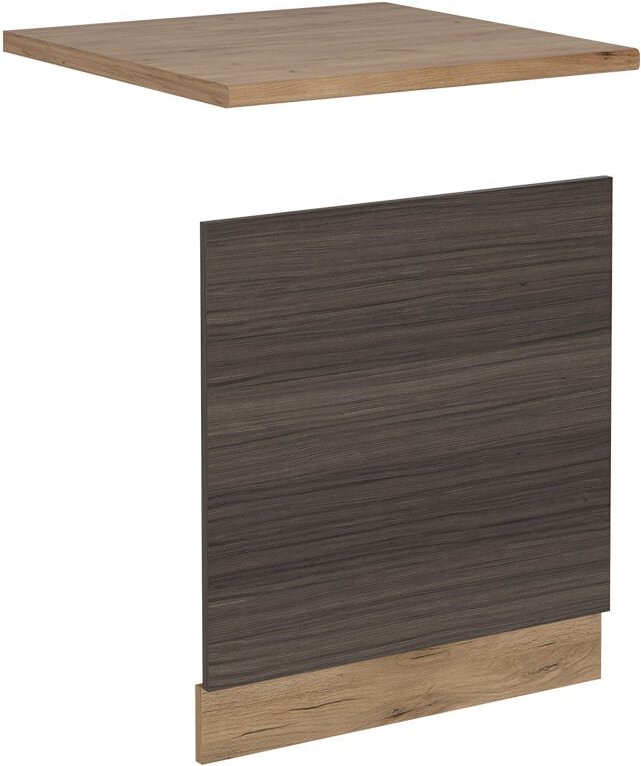 Thumbnail - Frontblende R-Line, Edelgrau, 60 cm , ap Eiche Vicco