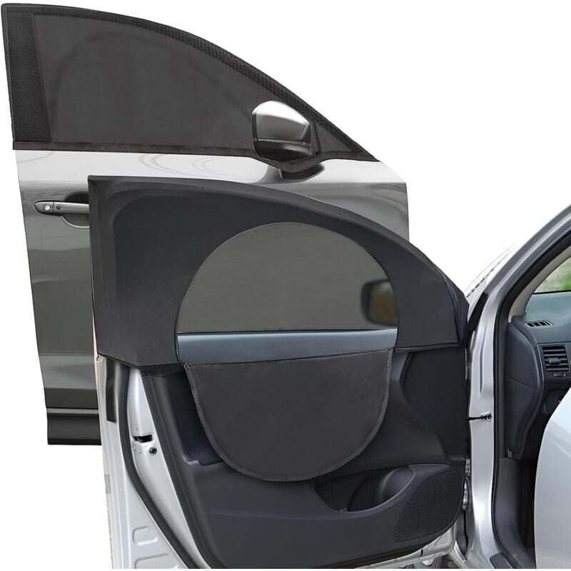 Thumbnail - Sonnenschutz fürs Auto, 2-teiliger Sonnenschutz für Autofenster, Sonnenschutz für die Frontscheibe, blockiert UV-Strahle...