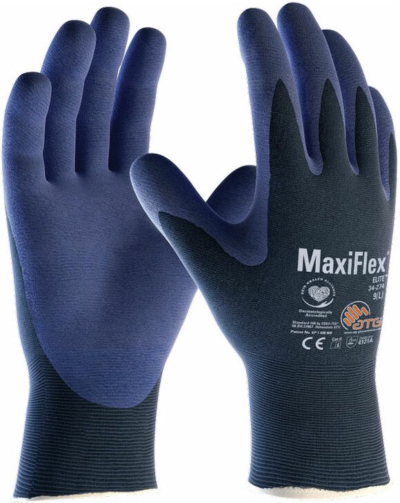 MaxiFlex 34-274 Handschuhe - 11 (xxl) - Blau - Blau - ATG