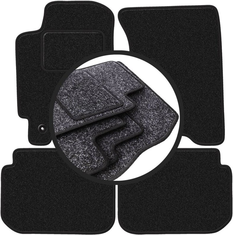 ANTHRA Autofußmatten für: Subaru Impreza GC mit Lüftungsschlitzen Fließheck, Limousine, Kombi (1992-2001)