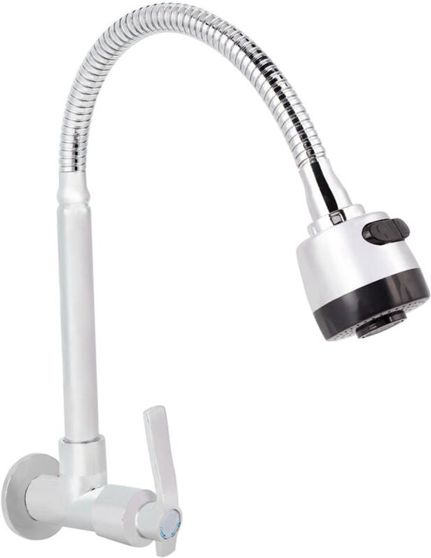 G1/2inch Haushalt Küche Single Kaltwasser 360 ° Drehbare Wandhalterung Wasserhahn für Hotel Home Badezimmer Küchengebrau...