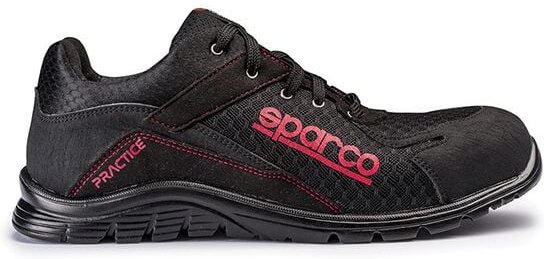 Thumbnail - Sicherheitsschuh S24 Sparco Pratice - Schwarz Rot - Größe 36 - 07517