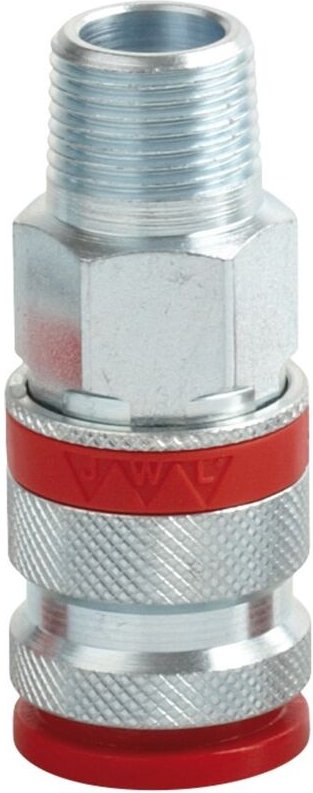 Jwl Stahlkupplung dn 7,8 bsp mit Außengewinde 3/8'