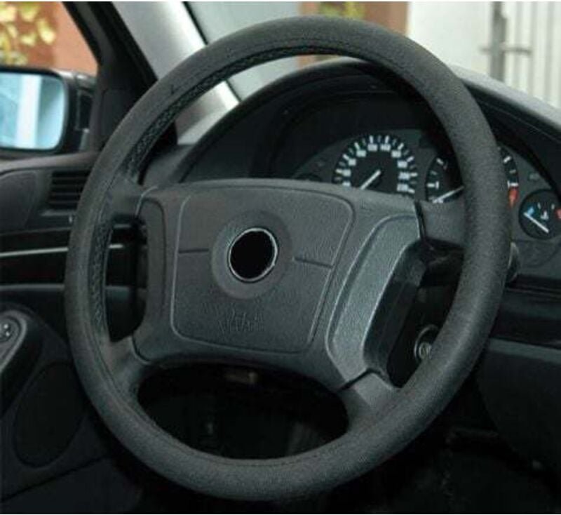 Lenkradhülle Grand Prix schwarz Lenkradbezug - Cartrend