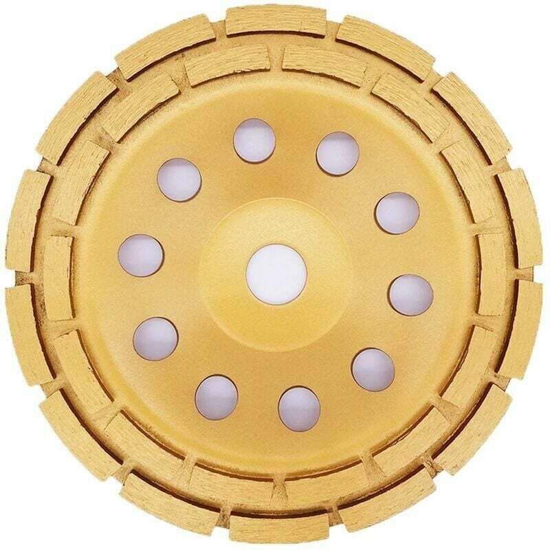 Diamant-Schleifscheibe 180 x 22 mm – Turbo-Diamant-Schleifscheibe für Beton, Granit, Stein, Marmor, Mauerwerk, Ziegel us...