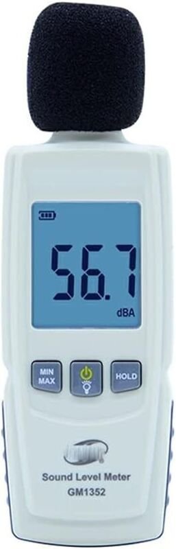Digitaler Schallpegeltester DB Dezibel zu Dezibel Audio-Geräuschdetektor mit Mikrofon Automatisch