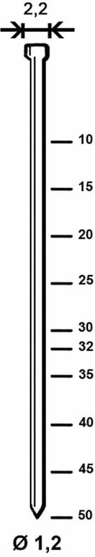 Stauchkopfnagel j 15 mm aus Stahldraht verzinkt (10000 St) - Alsafix