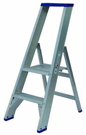 Profi Stehleiter 2 Stufen - Maximale Arbeitshöhe 2.50m - PT02