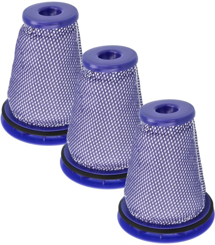 3x Vormotorfilter kompatibel mit Dyson Cinetic Big Ball Parquet 2 Staubsauger - Motorschutzfilter, Abwaschbar - Vhbw