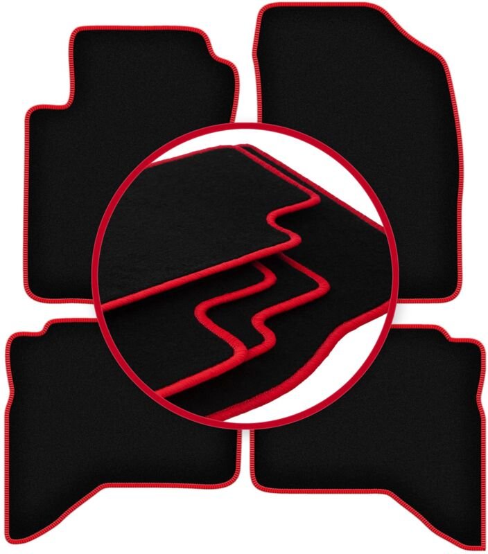 CARLUX-RED Autofußmatten für: Daihatsu Terios II SUV (2006-)