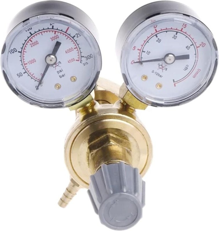 Druckregler für Argon/CO2-Schutzgas für mig/mag WIG-Schweißstation