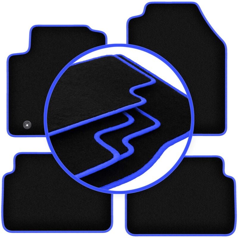 CARLUX-BLUE Autofußmatten für: Ford Focus MK1 (vor Facelift) Fließheck, Limousine, Kombi (1998-2001)