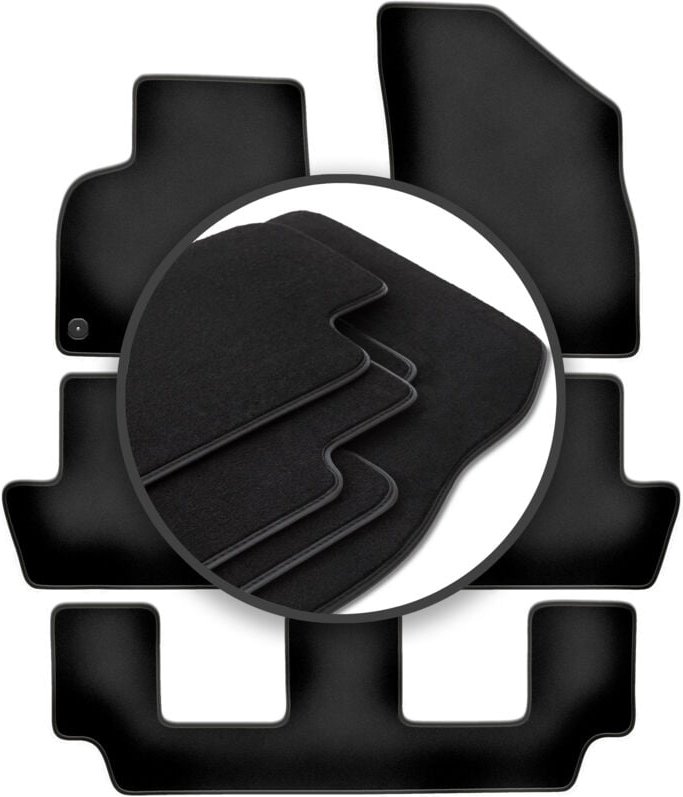 Premium Autoteppiche für: Peugeot 5008 I 7 Personen (2009-2017)
