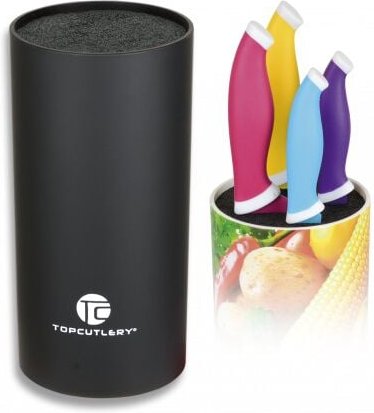 Stecker in schwarzer Farbe Top Cutlery Mit Faserstäben, Abmessungen 11 X 22 X 11 Cm, 20069